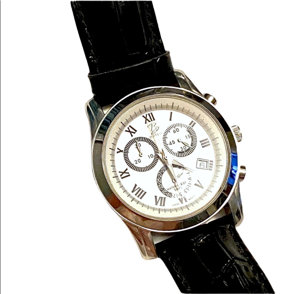 BRIZO Watch Mens Black leather